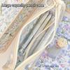 Cute Tulip Cat Bow Pen Bags Transparent Student Stationery Organizer Cartoon Pencil Case  Gifts