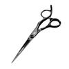 6.0 Inch Gm-12 Black Pipe Handle, Hair Scissors, Flat Scissors, Tooth Scissors, Thin Scissors