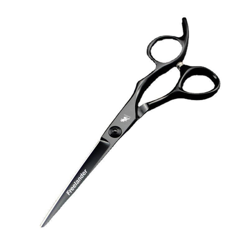6.0 Inch Gm-12 Black Pipe Handle, Hair Scissors, Flat Scissors, Tooth Scissors, Thin Scissors