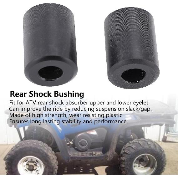 Rear Shock Absorber Bushings, Shock Eyelet Bushings Upper Lower Bushings Replacement for Polaris ATV 1988-1999 Trail 250 Xplorer 300 400 with OEM