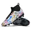 Game Shoes Women'S Outdoor Sports Adult High-Top Football Shoes Male Students Teens Children
