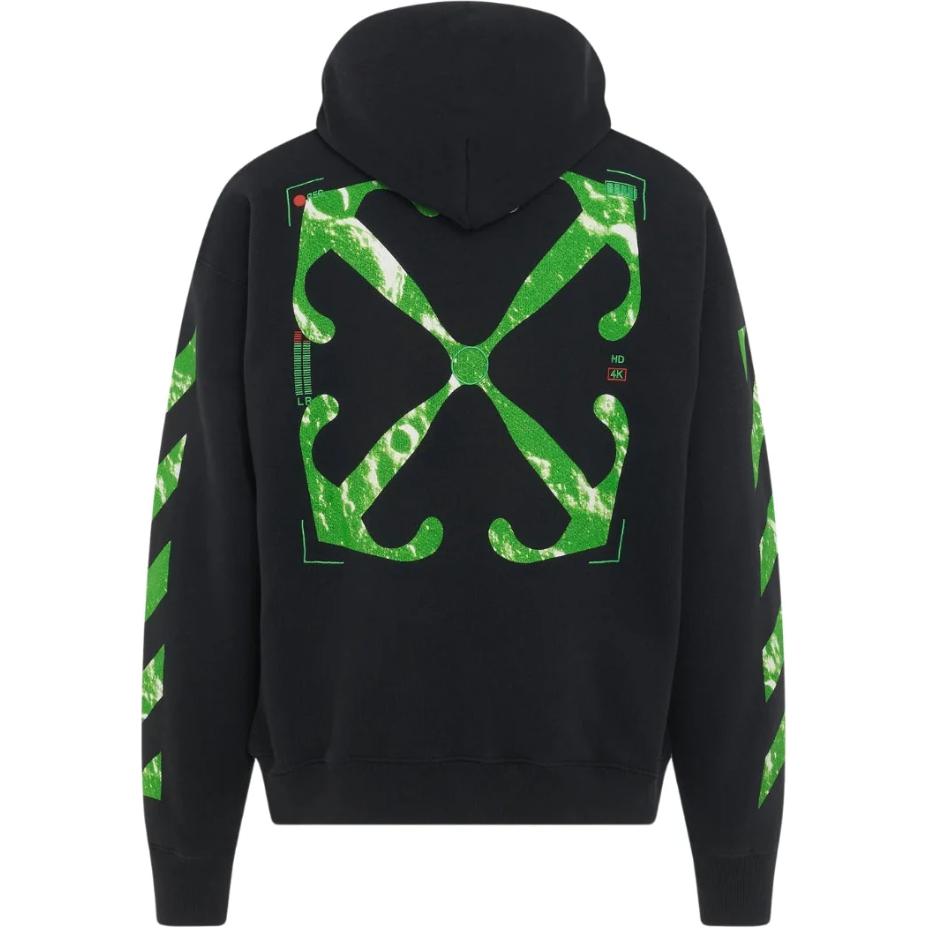 OFF WHITE Sweatshirt Herren Schwarz OMBB085F23FLE0101050
