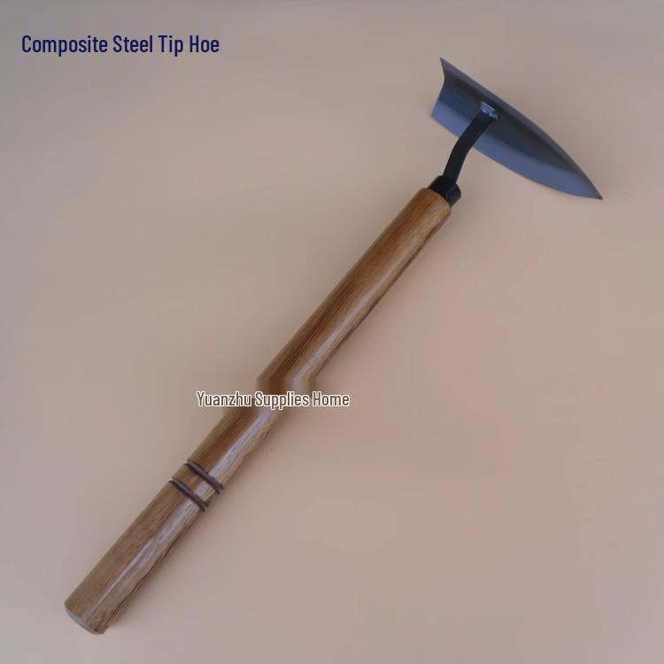 Triangular Steel Hoe for Gardening and Trenching - Ideal for Planting Flowers and Vegetables
