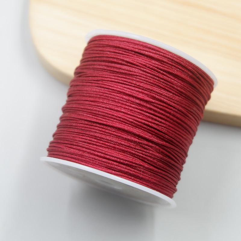 A Strand Of Blue Silk Braided Hair Bracelet A Jade Thread Diy Handwoven Bracelet Necklace Pendant Lanyard Hand Rope Red Rope
