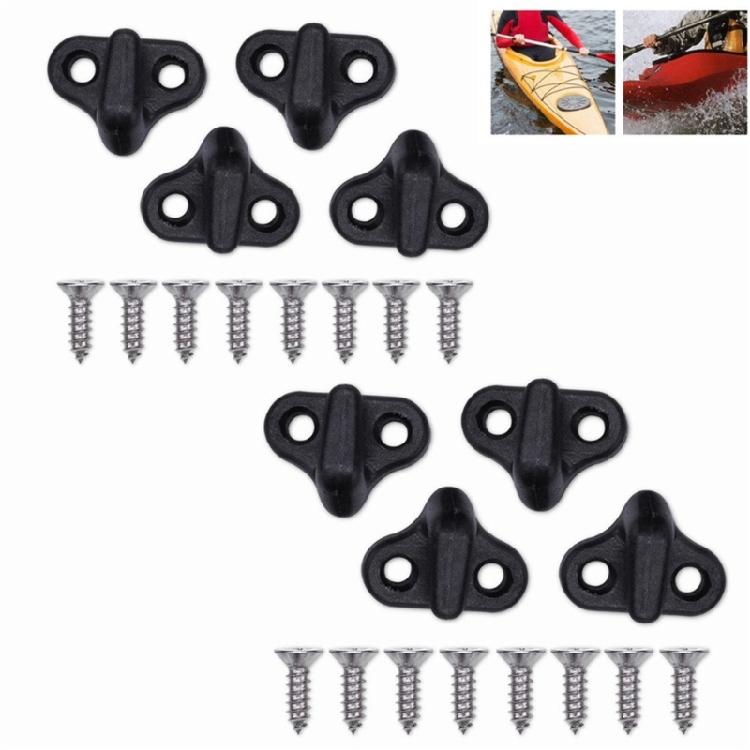 Bungee Shock Cord Hook for Kayaks Canoes Boats Rowing Boats With Flathead Screws Multipurpose Nylons Kayak Lashing Hook