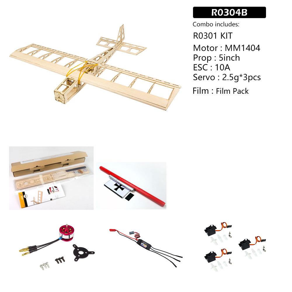2019 Novo Avião RC de Escala Balsa Corte a Laser mini STICK 580mm Kit Balsa DIY Construção Modelo de Madeira