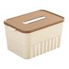 With Cover Organizing Box Plastic Clothing Desktop Box New Toy Storage Case  Home Toy and Snack