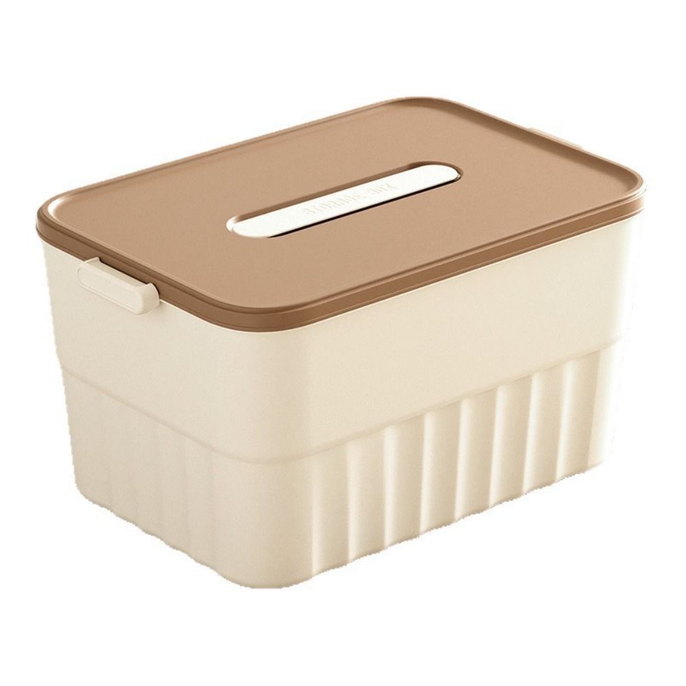 With Cover Organizing Box Plastic Clothing Desktop Box New Toy Storage Case  Home Toy and Snack