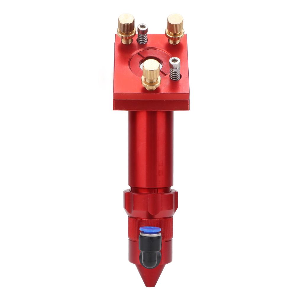 Red Aluminum Laser Head Accessories for CO2 Laser Engraving Machine 63.5 101.6mm(Type A)