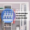 8Pcs Pivots Hinge Top Guide Wheel Spring Loaded Bifold Door Hardware Kits Bifold Closet Door Repair Kits Enduring
