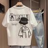 Fashion Unisexs Tshirt Cotton Casual Comfortable Shortsleeve Tshirt Trendy Street Style Summer Printed Pattern Tshirt Couple