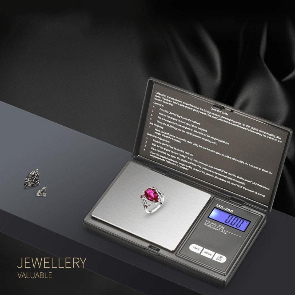 0.01g Electronic Scales Stainless Steel Kitchen Scales Portable Coffee Scales