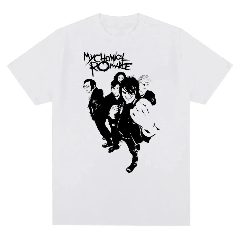 My Chemical Romance Mcr Band Men Women T-Shirt Printed T Shirt Casual Short Sleeve Tshirt Streetwear Trend Tee Tops Best Selling