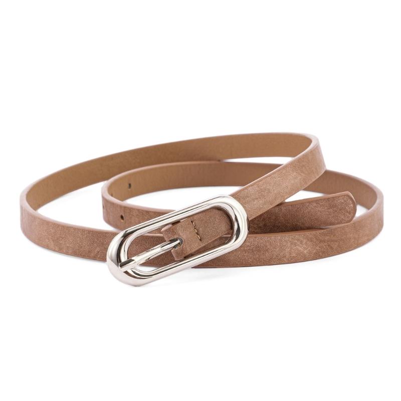 Slim Adjustable PU Waist Belt For Women Stylish Waistband Accessory Classical Black Elegant Fashion Design