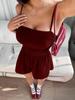 Summer Spaghetti Strap Backless Bandeau Jumpsuit - Women's New Style