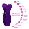 Vibrating Nipple Clamps Silicone S  Breast Clips Nipple & Clitoral Toys