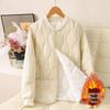 2025 Autumn/Winter New Velvet-Enhanced Lightweight Cotton Jacket, Portable Short Style, Close-Fitting, Warm, and Versatile for Indoor/Outdoor Wear.