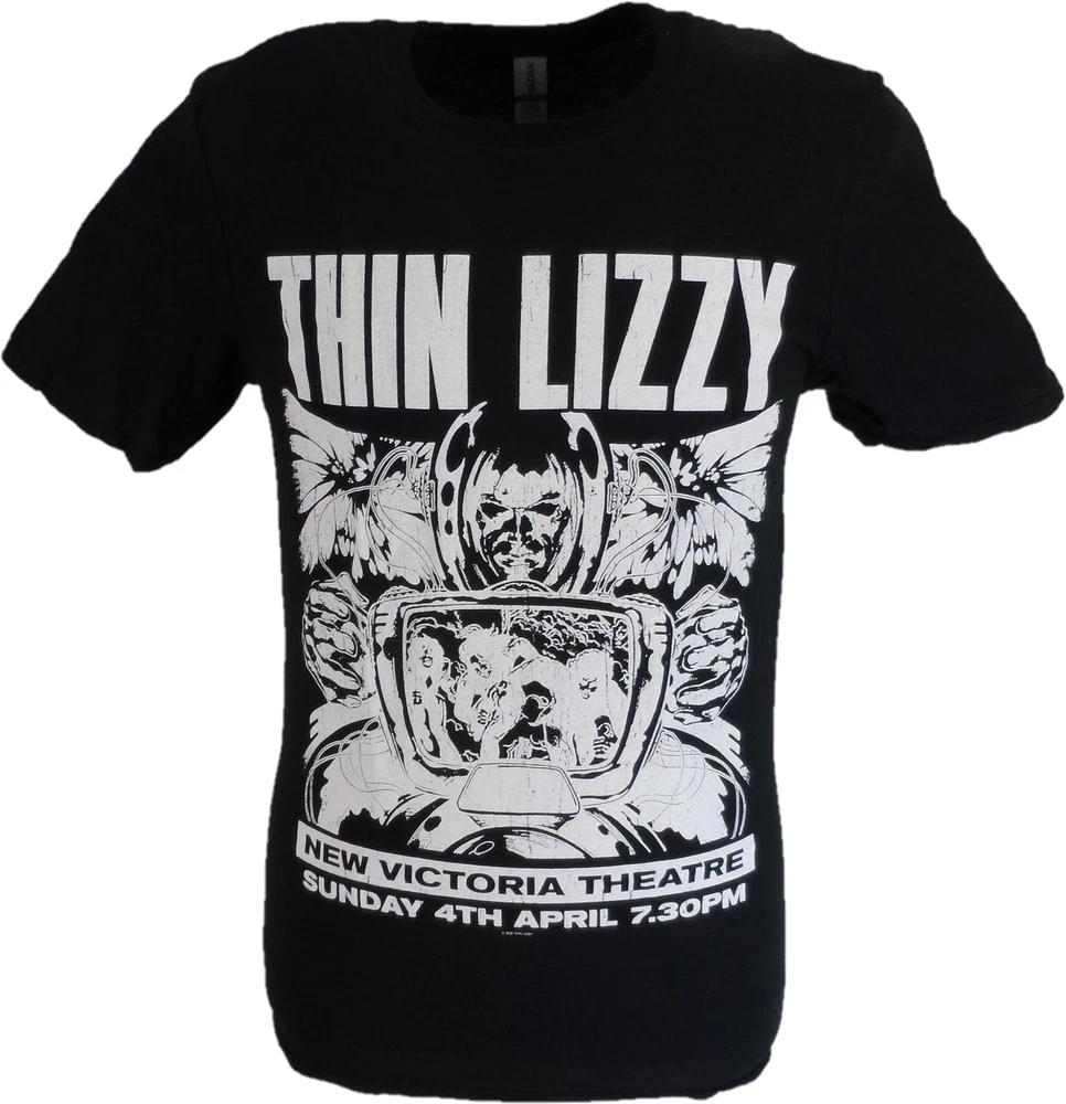 Unisexs Thin Lizzy Jail Break Flyer Officially Licensed T Shirts S