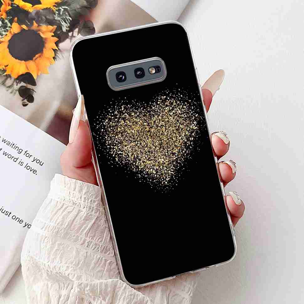 For Samsung Galaxy S10e Case SM-G970 Fashion Bow Flower Soft Silicone TPU Cover For Samsung S10e S10E SM-G970F 5.8" Phone Casing