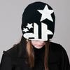Casual Jacquard Star Hat Knit Windproof Hat for Adult Autumn Winter Cycling