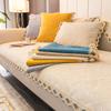 Chenille Sofa Cushion Four Seasons Universal Simple Modern Non-Slip Sofa Cover Light Luxury Style Seat Cushion Backrest Cover Cloth