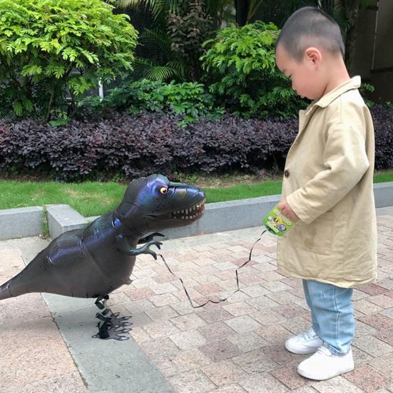 Ballon jouet anti-fuite réutilisable auto-scellé réaliste debout enfants jouant sans odeur animaux marchant ballon en aluminium jouet pour enfants