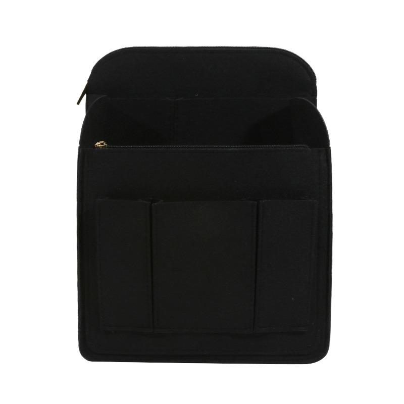 1PC Multi-Pocket Insert Bag Organizer for Backpack Storage Bag Felt Backpack Inner Bag Liner Bag Size S/M 3Colors