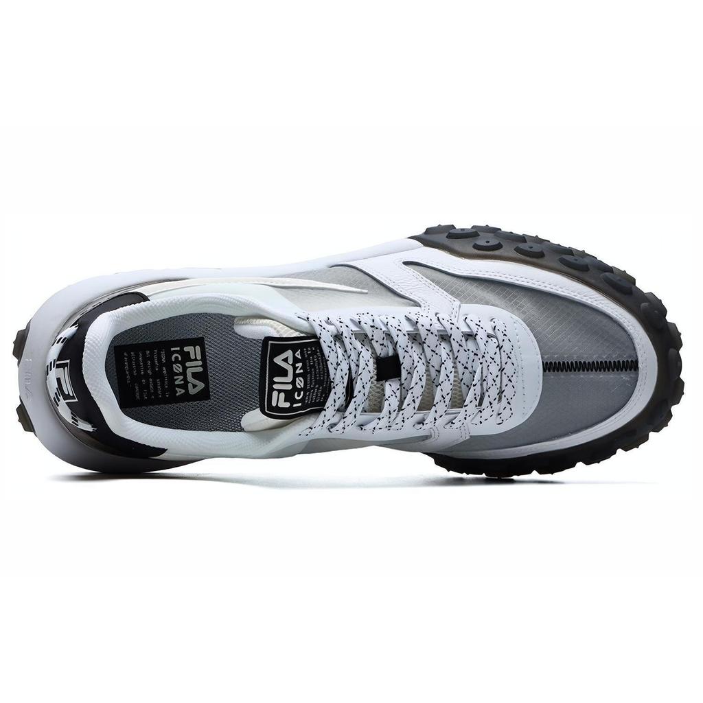 Fila Gara Cushioning Abrasion Resistant Breathable Low Top Chunky Sneakers Men's Cloud Dancer F12M124140FCW
