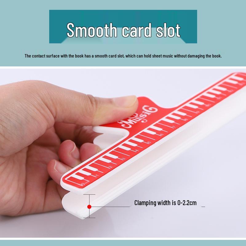 Universal Large Music Score Clip for Piano, Music Stand, Office, and Student Use