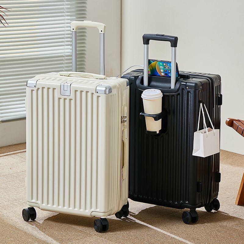 Multi-Functional Travel Suitcase with Universal Wheels, Large Capacity, Pull-Handle, Password Lock, for Men and Women, Ideal for Students.