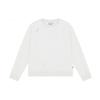 (WMNS) Solid Color Casual Round Neck Sports Hoodie Creamy White Women's 5CC17032-OA