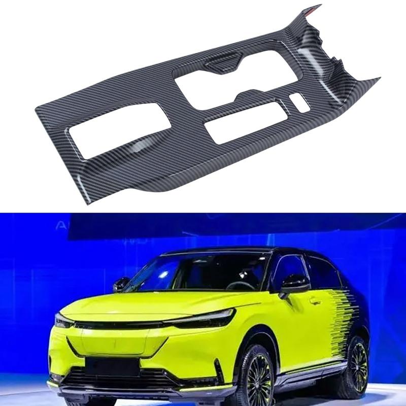 For Honda E:NS1 ENS1  Carbon Fiber ABS Car Central Control Gear Box Cover Trim Car Styling-M53K