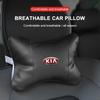 1/2Pcs Car Seat Headrest Auto Logo Neck Pillow Car Accessories For KIA Cerato Sportage R K2 K3 K5 K6 K7 K8 RIO 3 4 Sorento Picanto