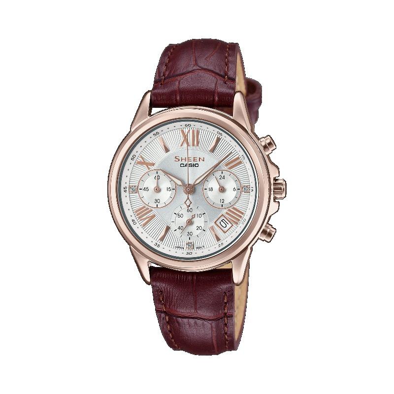 

Casio Men s Analog Quartz Watch SHE-5520CGL-7A белый
