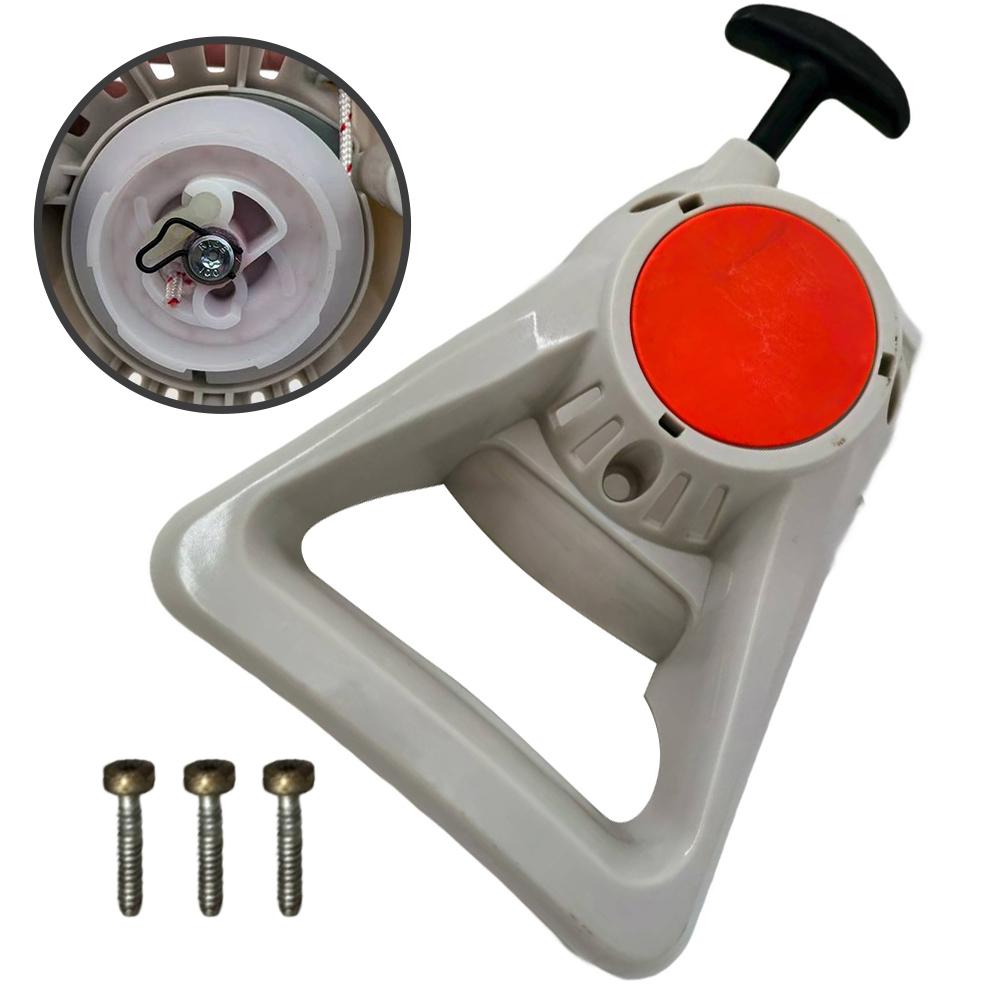 Recoil Starter with Screw Compatible with For HT102 HT103 HT105 HT131 HT132 HT133 HT134 HT135 Parts 4182 190 4001