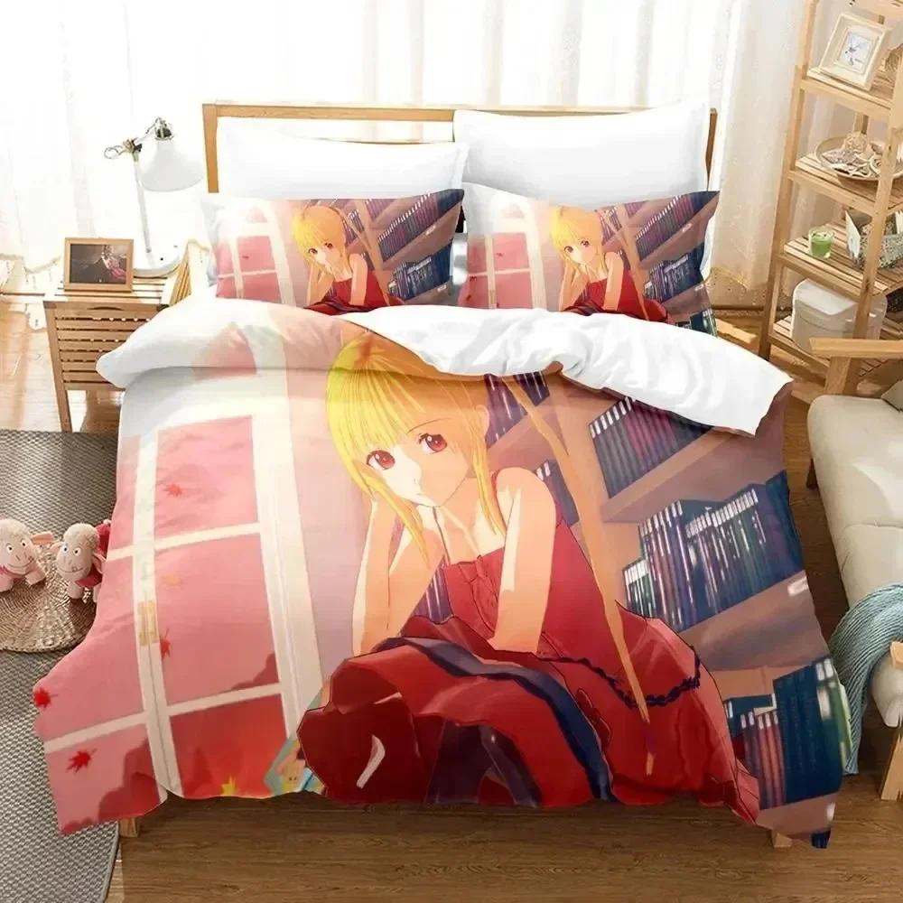 Luxury New 3D Print Anime Darwin's Game Bedding Set Duvet Cover Bed Set Quilt Cover Pillowcase Queen Size Boys Adult Bedding Set