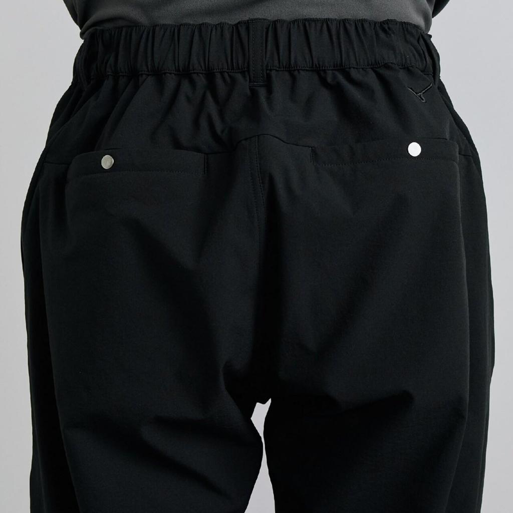 Lifestyle Wear BUDDY Water Repellent Stretch Straight Pants Water Repellent Stretch D2MFD137 Black M [Mizuno] [Unisex] Men's