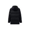 Anta Water-Resistant Hooded Warm Long Down Jacket Men Outerwear Basic-Black 152418901-2