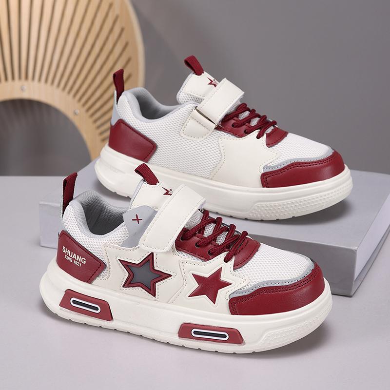 Spring New Comfortable Kids Running Shoes Fashion Cute High Quality Sneakers Children's Hot Selling Anti Slip Simple Board Shoes