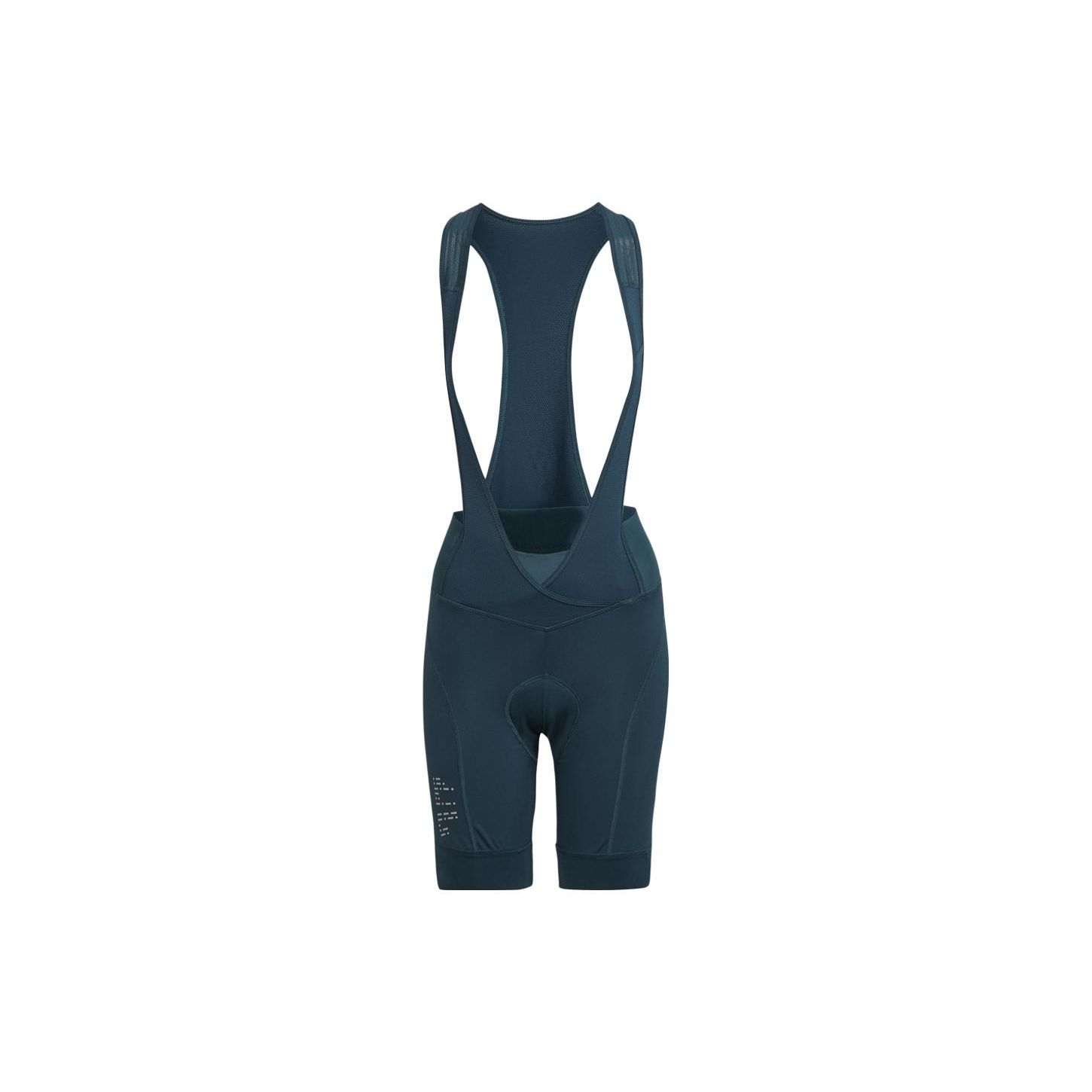 Adidas Parley Striped Slim Fit Cycling Bib Shorts Women Blue HM3159 XS