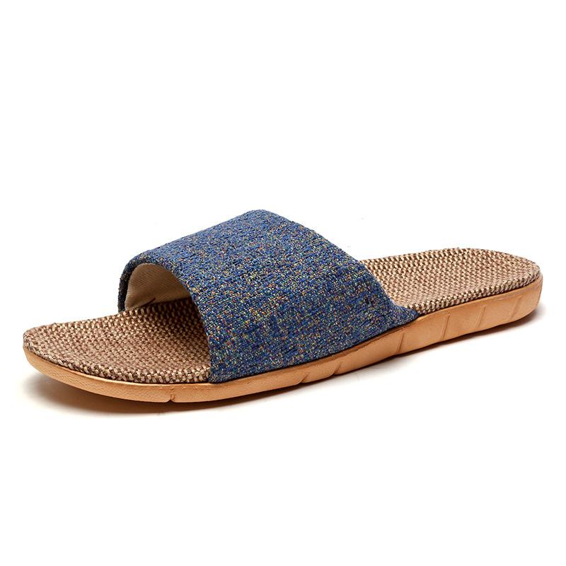 EVA Women's Linen Slippers Home Indoor Non-slip Couple Slippers Wear-resistant Men's Sandal Slippers