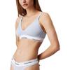 Calvin Klein Letter Underwear Comfortable Sports Breathable Bra Women underwear Blue 000QF6218E-CIQ