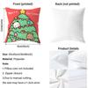 BUBU DUDU Cushion Cover Premium Comfort Reversible Pillow Cover - Dual - Use Design for Home & Car