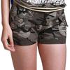Military Camouflage Shorts for Women Slim Fit Zipper Pocket Denim Mini Shorts Girls Ladies