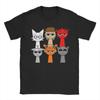 Sprunki Tshirts Men 100%Cotton Tops Shirts Vintage O-neck Short Sleeve