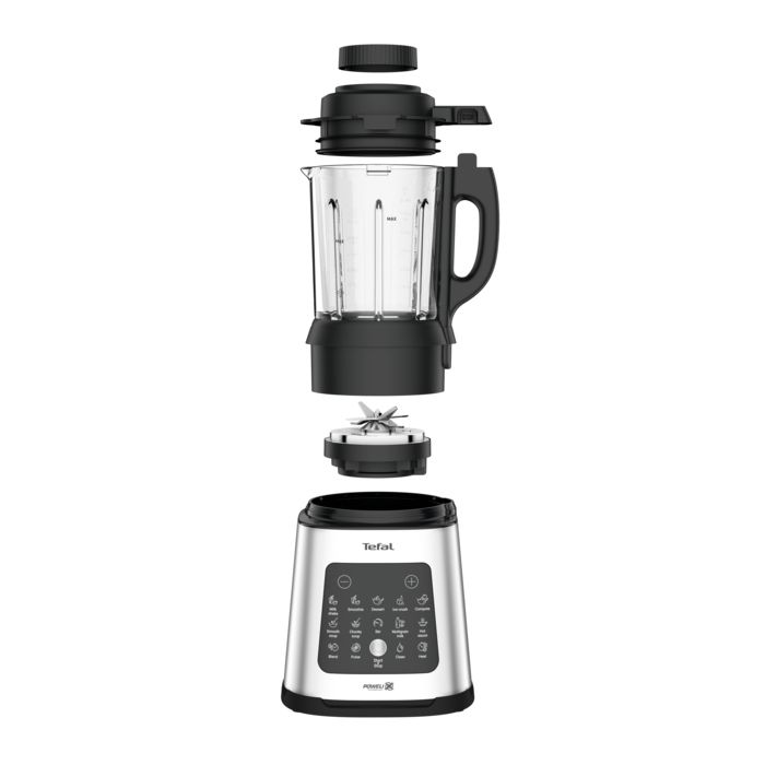 Blender - TEFAL - Perfectmix Cook BL83SD - 1400 W - 10 programmes automatiques - Panier vapeur