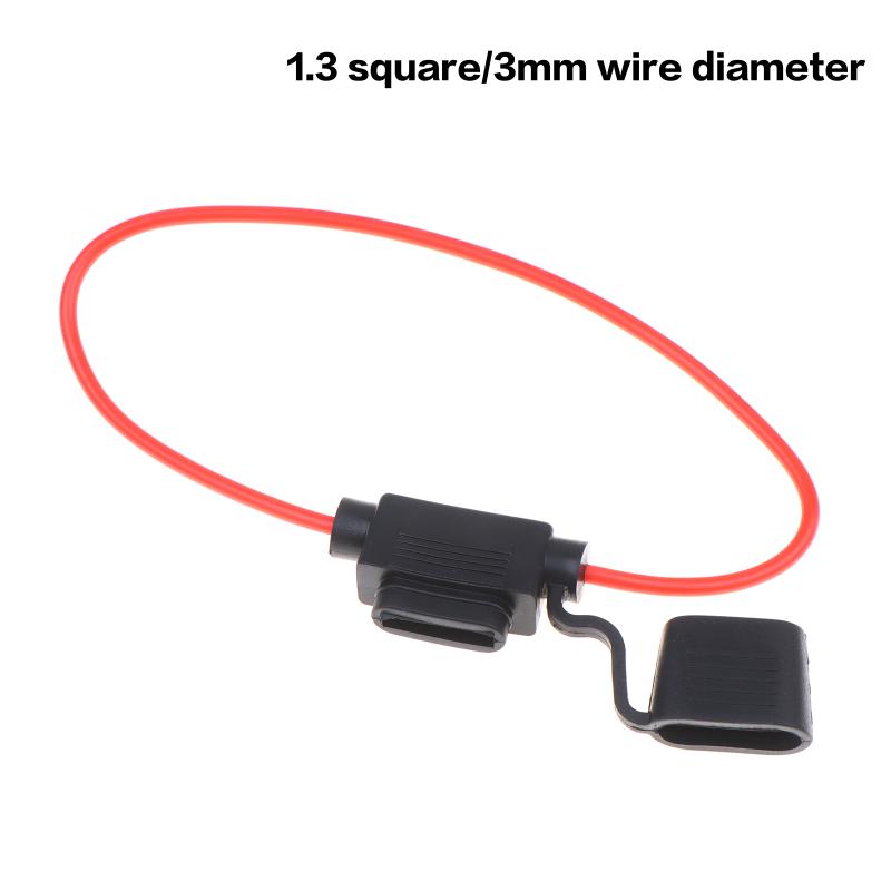 In Line Automotive Fuse Socket Mini Blade Waterproof Fuse Holder Splash-Proof 32V 50A With Fuse Blade Disconnect Switch Socket