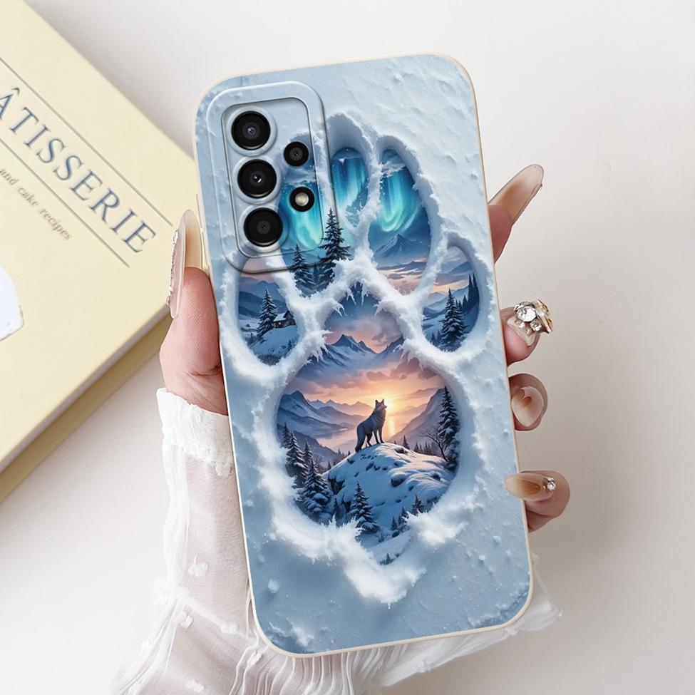 For Samsung A23 4G A235F Case 5G A236U Silicone Cute Cat Fashion Butterfly Love Painted Cover For Samsung Galaxy A23 Phone Case
