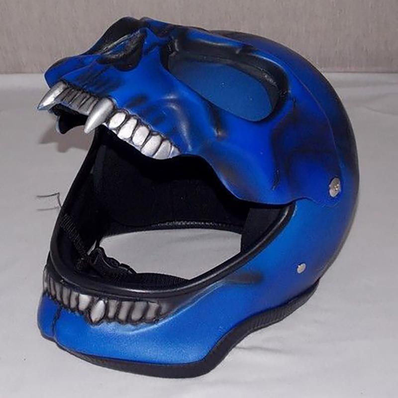 Capa de Capacete de Moto Esqueleto, Máscara de Caveira Horror Cool, Decoração de Máscara de Capacete de Caveira
