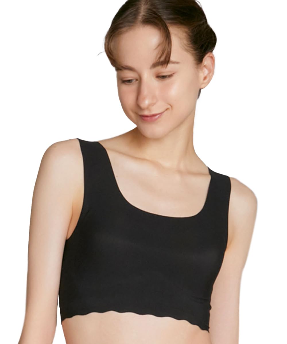 

cotton blend sweat deodorizing blend flat LL [Unnanacool] Non-wired bra, half-top, (body fabric), (main body), [cotton finish], bra, wireless, LB1079,